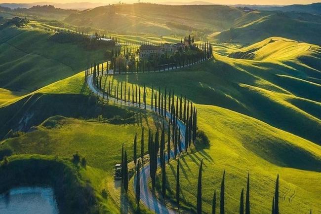 Gamping in Toscana